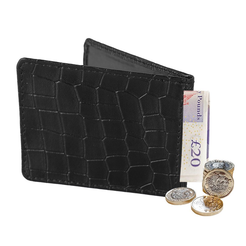 WooStyle Travel Pass Holder - Croc Pattern, Oyster Card Cover,