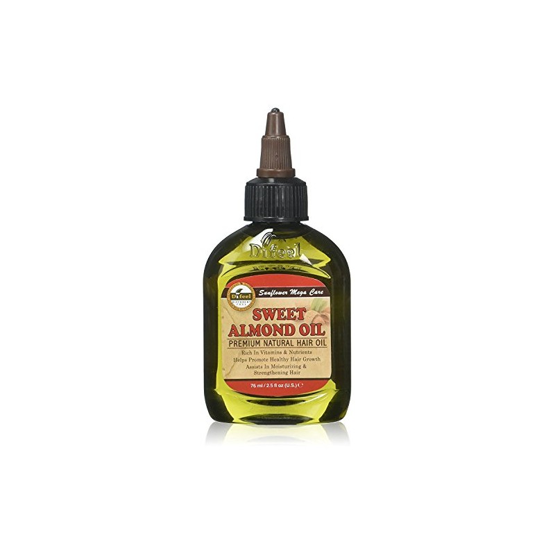 Difeel Premium Natural Hair Care Oil - Sweet Almond Oil