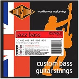 Rotosound, strings for electric bass JAZZ 77 MONEL FLATWOUND 6-str. RS776LD FLATW Hybrid 30-130