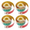 10pcs Soft Measuring Tape 60Inch 150cm Double Sided Colorful Clear