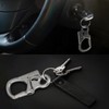 Ahiller Carabiner Keychain Clips, Durable Spring-Loaded Gate, Alloy D Ring