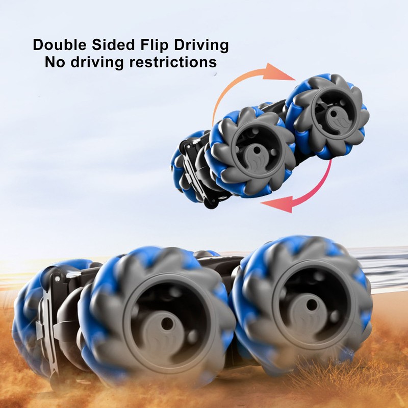 RC Stunt Car 4WD Rotating Flipping Rechargeable 2.4G Remote Control