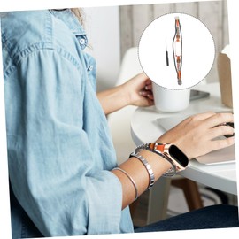 LABRIMP Replacement Beaded Bracelet for Retro DIY Metal Beads Wristband Comfortable Leather Design for Travel Everyday Wear Stylish Accessory for Any Occasion