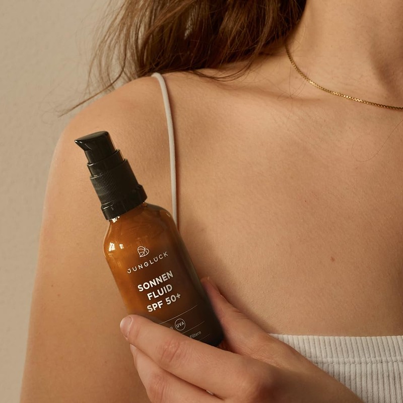 JUNGLÜCK Sun Fluid SPF 50+ | Fast Absorbing Face Sun