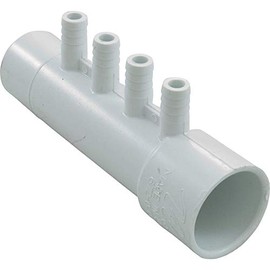 Waterway Manifold 1in. S x 1in. SPG 4 3-8in. Rb Barbs 672-0400