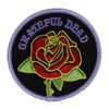 C&D Visionary Application Grateful Dead Rose with Logo Patch ,