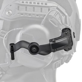 Let Me Be Soporte de Riel para Auriculares Tácticos de Ángulo Libre para Adaptador de Auriculares Earmor en Team Wendy M-Lok, Adaptador de Riel de Arco para Casco Ops-Core Fast Ach para Accesorio de C
