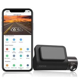 70mai Dash Cam Mini 1600p 130° F1.8 WiFi Parking Mode Night Vision WDR