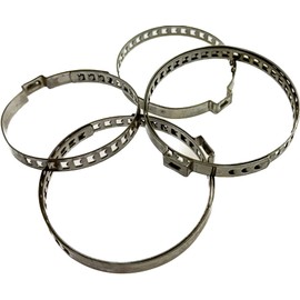 Boltza® CV Boot Clips Stainless Steel for Axle Joint (25-50mm & 40-110mm) Set of 2 Pairs (4 Clamps)