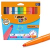 BIC Kids Visacolor XL Colouring Pens 12 Pack
