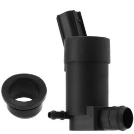 Yuiturt Windscreen Washer Pump Replacement, for Ford Fiesta, Volvo, 1S7117K624FE, 1231600, 1355124, Black, 1-Pack High-Performance Motor for Reliable Car Wash Jets