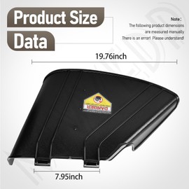 MWEDP 137-7046 Deflector Chute Compatible with Toro TIMECUTTER 42" SW4200 ZS4200S 74705 74706 74726 75742 75748 75749 74665 74667 74677 74711 74726TA 75742TA 75742W