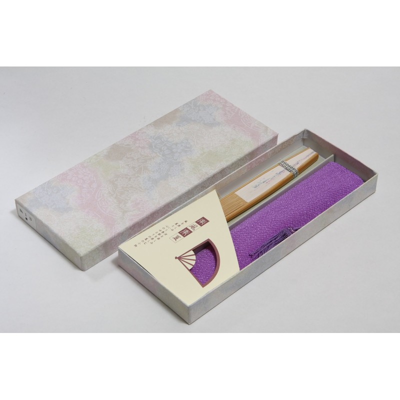 Hasegawa Women's Kyo Fan, Fan Bag Included, Gift Box Included,