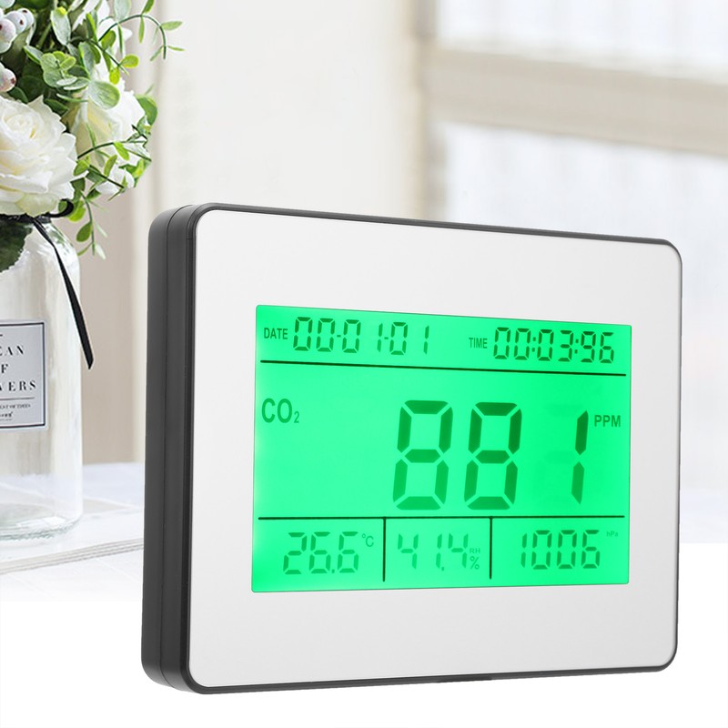 TL‑2000A Multifunctional CO2 Meter Temperature Humidity Recorder Air Quality Monitor