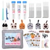 Ruasol Needle Felting Set, Wool Felting Tools with Instructions for