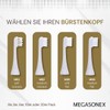 6x Megasonex Brush Heads Zig-Zag Medium