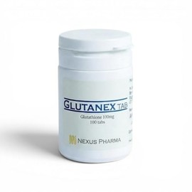 Glutanex™ TAB - TABLETAS DE GLUTATIÓN GSH SIN ALÉRGENOS ni ingredientes de relleno/Suplemento alimenticio en tabletas de 100 mg de Glutatión purificad