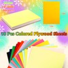 Geelin 18 Pcs 18 x 12 Inches Colored Plywood Sheets