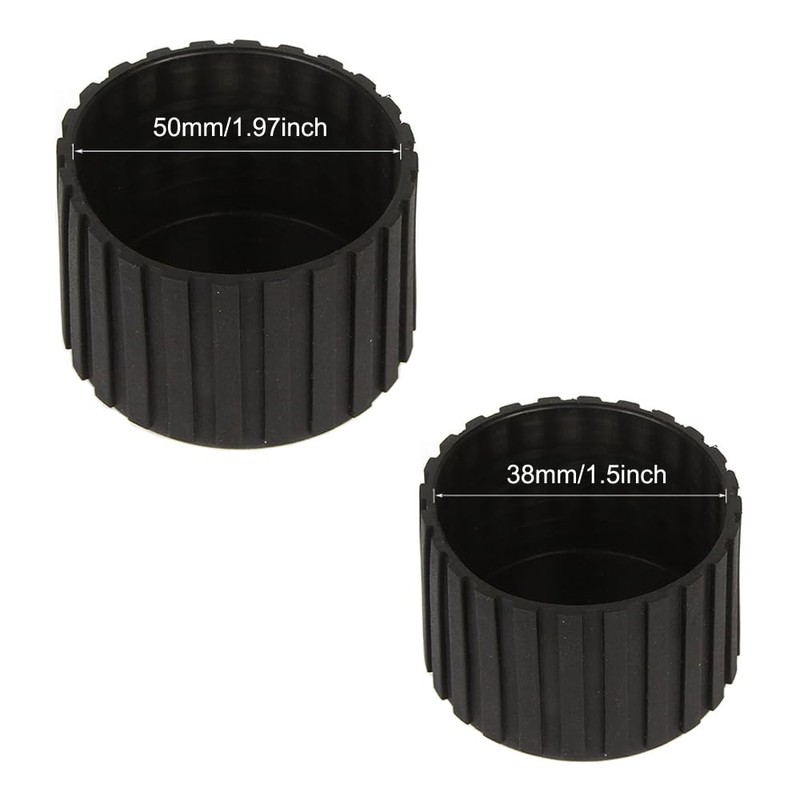 SquEqu 8 Pack Weight Bench End Caps Replacement Exercise Steppers