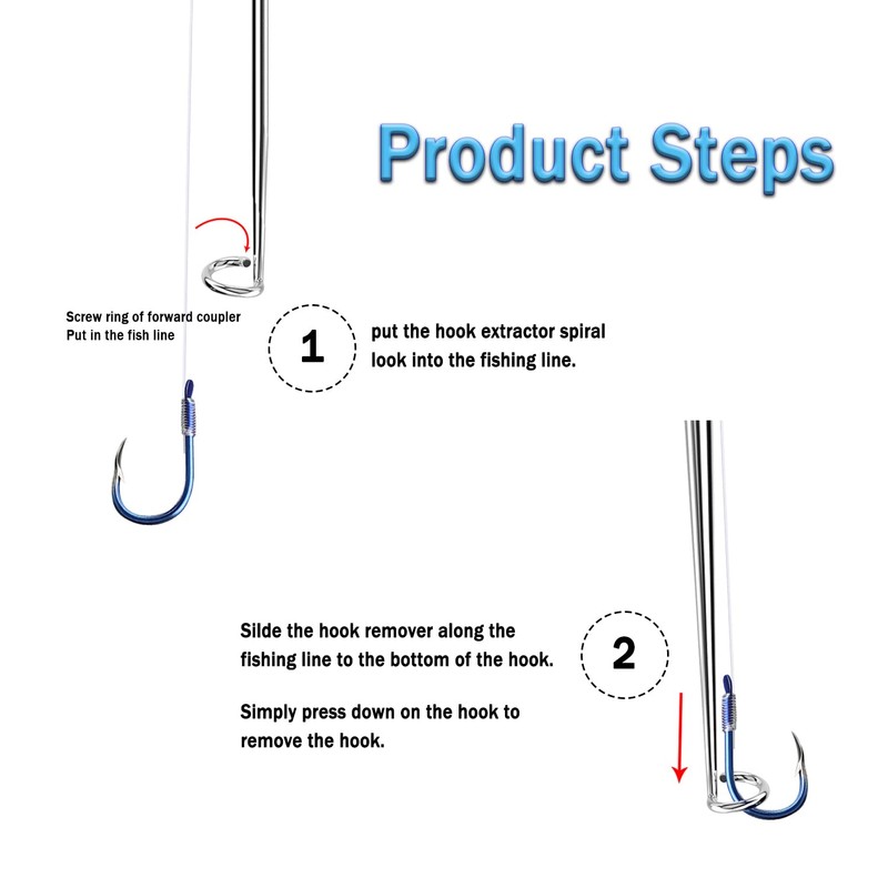 Fish Hook Remover Tool, Fishing Hook Quick Removal Descending Device,