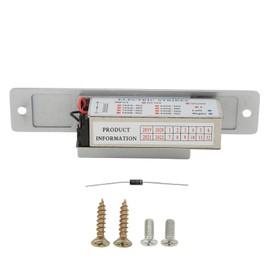 Electric Strike Lock Withstand 250Kg Thrust Zinc Alloy Body for Door Access Control System DC 12V120mA NO: Power On to Unlock