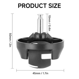 Ktsxxops Swivel Wheel Robot Vacuum Replacement, Robot Vacuum Universal Wheel, Vacuum Cleaner Sweeper Universal Wheel Accessory Fit for Robovac 11S Robovac 30