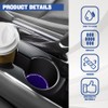 Car Cup Coaster, 2.75 Inch Silicone Non-Slip Shockproof Cup Holder