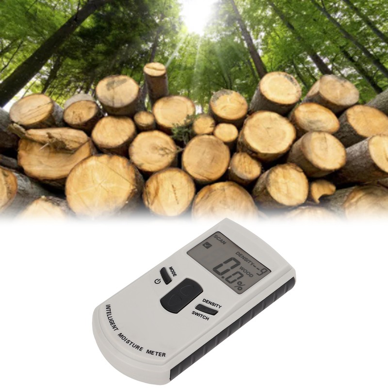 Wood Moisture Meter Fast Accurate Clear Display Small Portable Humidity