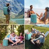 VKKZAAW Cooler Backpack,36Cans Backpack Cooler Insulated Leak Proof Waterproof Soft