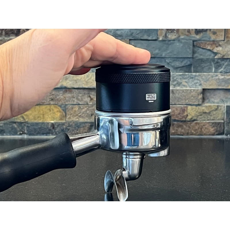 scarlet espresso Grande Livello Tamper with Automatic Alignment, 100% Straight
