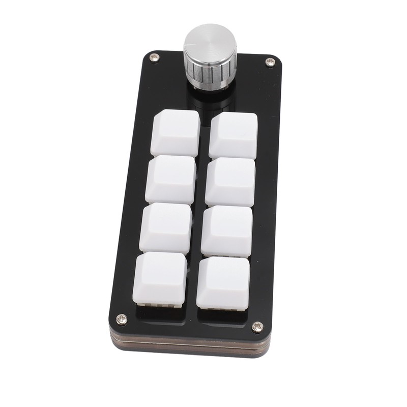 Mini 8 Key Keypad with Knob Hot Swappable Blue Switch