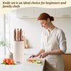 Knife Set, 6 Piece Chef Knife Set for Kitchen, Cooking