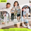 EKSHER 10 Pairs Unisex Plain Trainer Socks with Padded, Short
