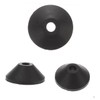 WOONEKY 10pcs Conical Rubber Washers for Toilet Bolts Sealing Rings