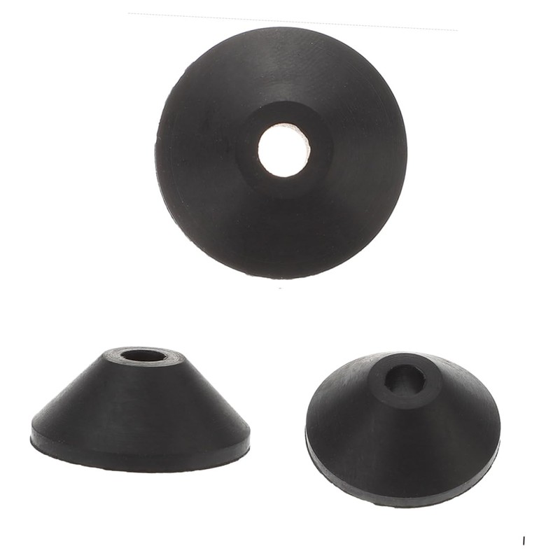 WOONEKY 10pcs Conical Rubber Washers for Toilet Bolts Sealing Rings