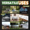 RAINDEWAY 12 Mil Heavy Duty White Tarp 7x10 Feet (2