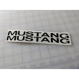 Rocky Mountain Graphics 2005-2009 Mustang Door Sill Kick Panel Letters Inserts Decals Stickers 2010-2014