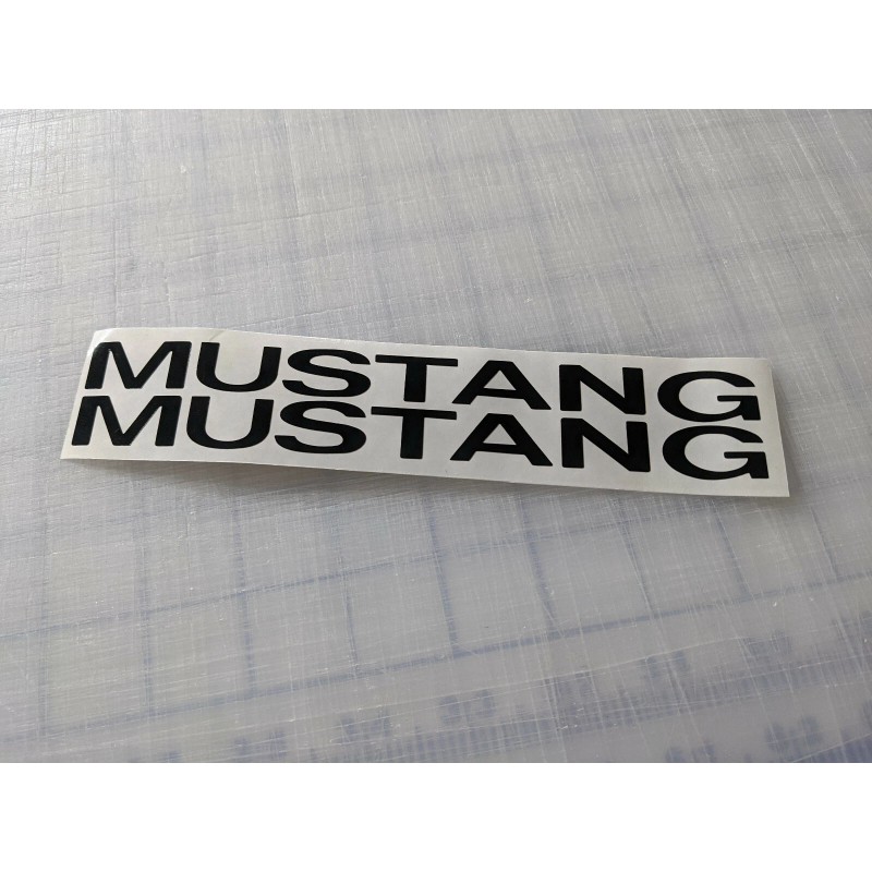 Rocky Mountain Graphics 2005-2009 Mustang Door Sill Kick Panel Letters