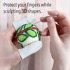 TAORAYO Thimble Finger Protector Craft Sewing Thimble Leather Sewing Tools