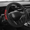 Premium Leather Steering Wheel Cover Compatible with Chevy Camaro SS,
