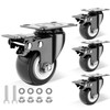 2 Inch Caster Wheels Set of 4, Heavy Duty Casters