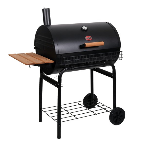Char-Griller E2828 Pro Deluxe Charcoal Grill, Black