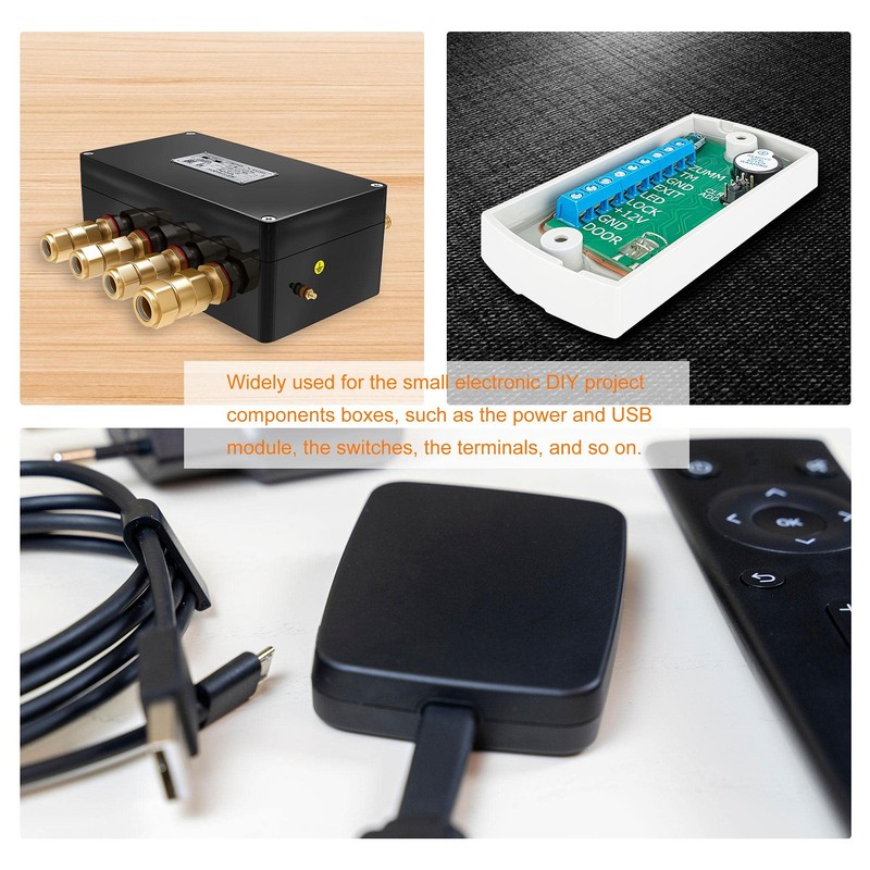 sourcing map Dustproof Mini Junction Box 60 x 36 x