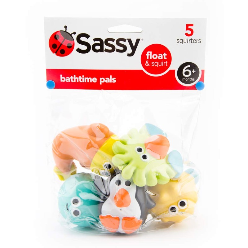 Sassy Bathtime Pals Squirt and Float Toys