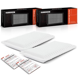 A-Premium Filtro de aire de motor 2-PC compatible con modelos Toyota, Lexus - Camry (02-11), Highlander (01-13), Sienna (04-10), Solara (04-08), ES300 (02-03), ES330 (04-06), RX330, RX350 - Reemplazo# CA9360