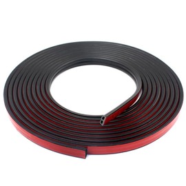 Tuokay, 20 m EPDM Rubber Car Door Seal, 12 mm x 5 mm B-Shaped Sealing Strip, Sound Insulation Car Interior, Sound Insulation Mats Car for Bonnet, Engine Compartment, Car Doors, Boot Door