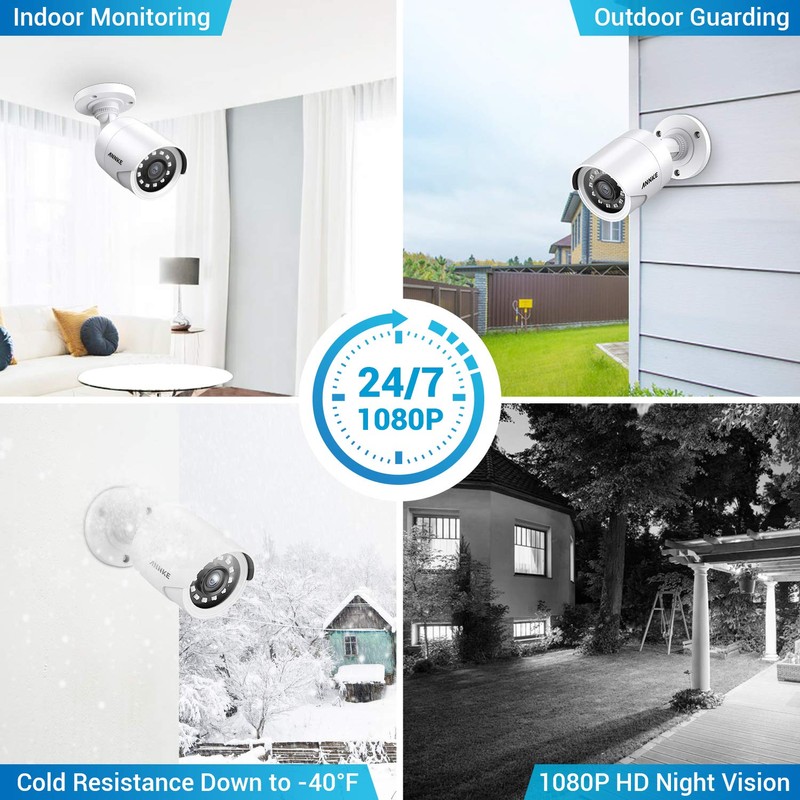 ANNKE 1080p Add-on CCTV Camera, Hi-Resolution Home Security Camera for