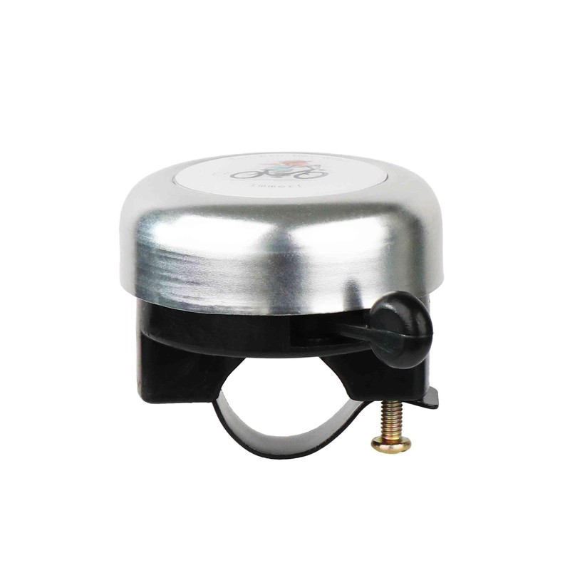 NKlaus 16207 Bicycle Bell for Boys 5.5 cm Silver with