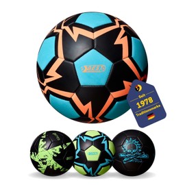 Best Sport Kids' Glow in The Dark-Flash Football, Blue/Orange, Size 5