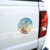 Ring-Tailed Cat Automotive Car Refrigerator Locker Vinyl Circle Magnet